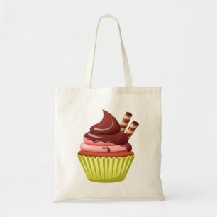 Cute Cook Chef Baker Kitchen Chocolate Cupcake Tote Bag