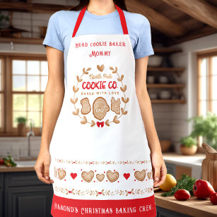 Cute Cookie Baking Christmas Apron