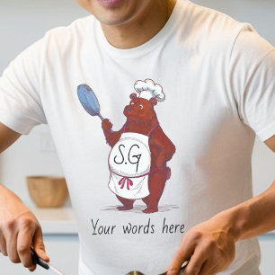 Cute cooks Chef Bear tee – Cooking Enthusiast