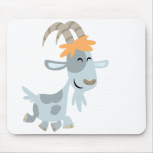 Cute Cool Cartoon  Goat Mousepad
