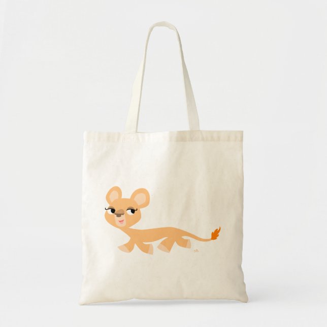 Cute Cool Cartoon Lioness Bag (Front)