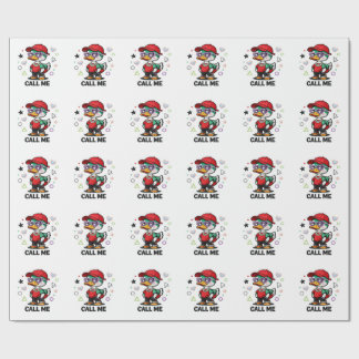 Cute Cool Duck Wearing Sunglasses Funny Cartoon  Wrapping Paper