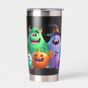 Cute & Cool, Halloween Monsters Insulated Tumbler
