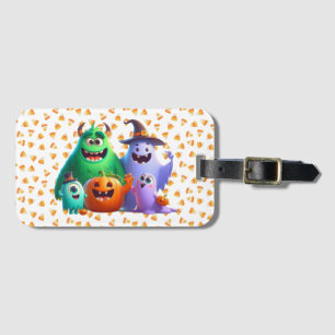 Cute & Cool, Halloween Monsters Luggage Tag