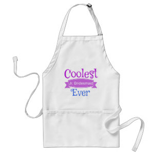 Cute Coolest Jr Bridesmaid Ever Standard Apron