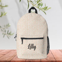 Cute Coquette Aesthetic Orange Floral Personalised