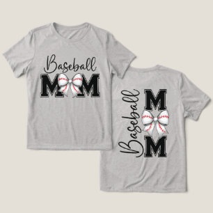Cute Coquette Baseball Mum Tri-Blend Shirt
