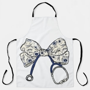 Cute Coquette Bow Coquette Bow Nurse Nursing Apron