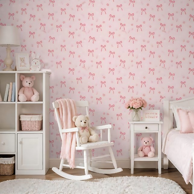 Cute Coquette Bows and Blossoms  Wallpaper (Creator Uploaded)
