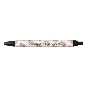 Cute Coquette Cowgirl Hat with Bow Script Name Pen