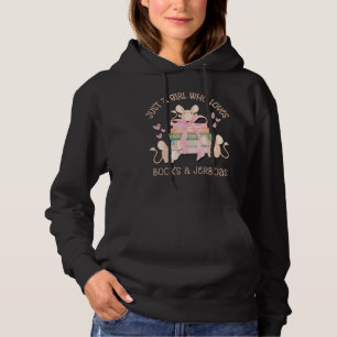 Cute Coquette JUST A GIRL WHO LOVES JERBOAS Hoodie