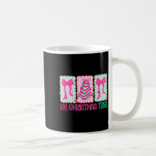 Cute Coquette Oh Christmas Tree Cake Bow Tis The S Coffee Mug