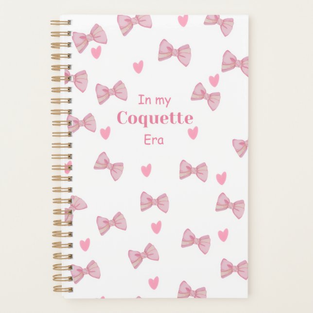 Cute Coquette Style Planner  (Front)