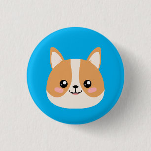 Cute Corgi 3 Cm Round Badge