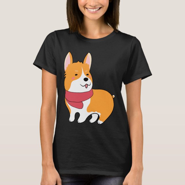Cute Corgi  527 T-Shirt (Front)