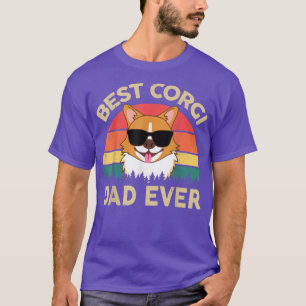 Cute Corgi Best Corgi Dad Ever  Funny Corgi Gift f T-Shirt
