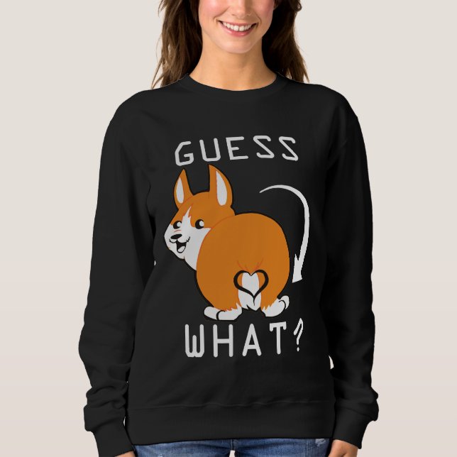Cute Corgi Butt Essential Sweatshirt (Front)