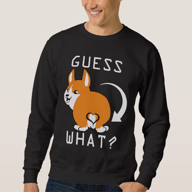 Cute Corgi Butt Essential Sweatshirt (Front)