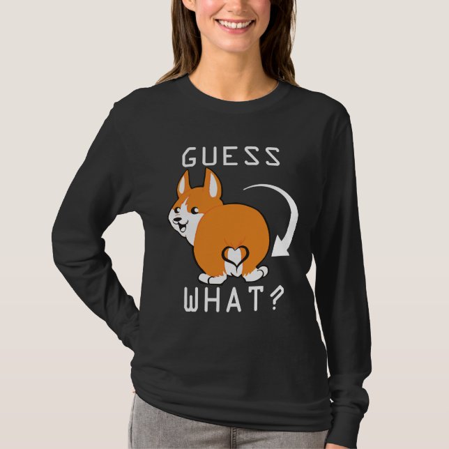 Cute Corgi Butt Essential T-Shirt (Front)