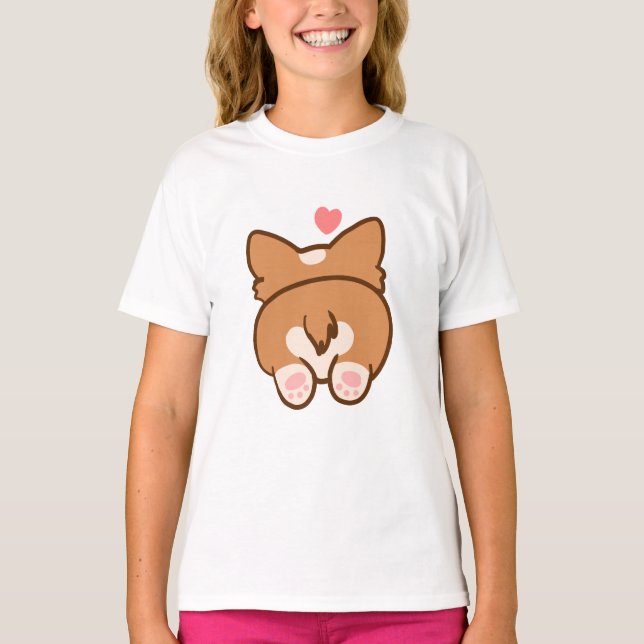 Cute Corgi Butt Shirt (Front)