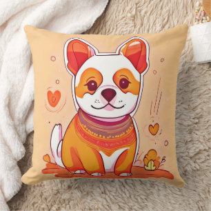 Cute Corgi Cartoon Cushion