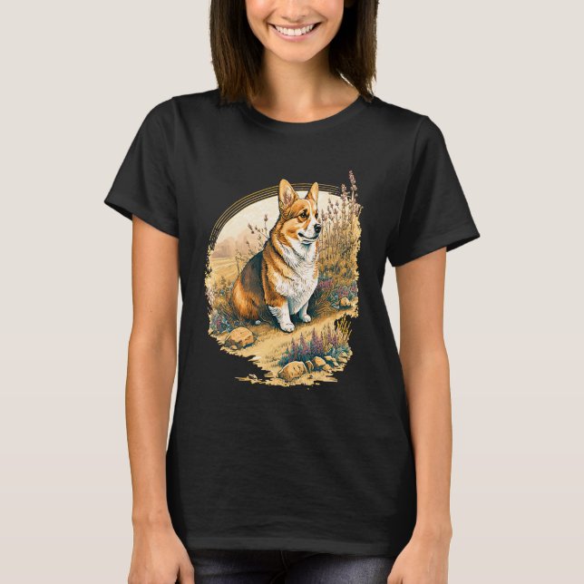 Cute Corgi Cool Pembroke Welsh Corgi  12 T-Shirt (Front)