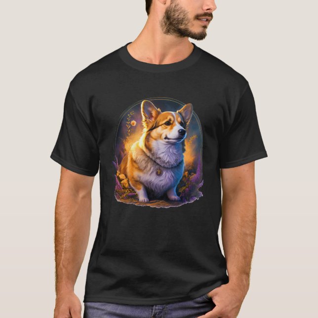 Cute Corgi Cool Pembroke Welsh Corgi  18 T-Shirt (Front)