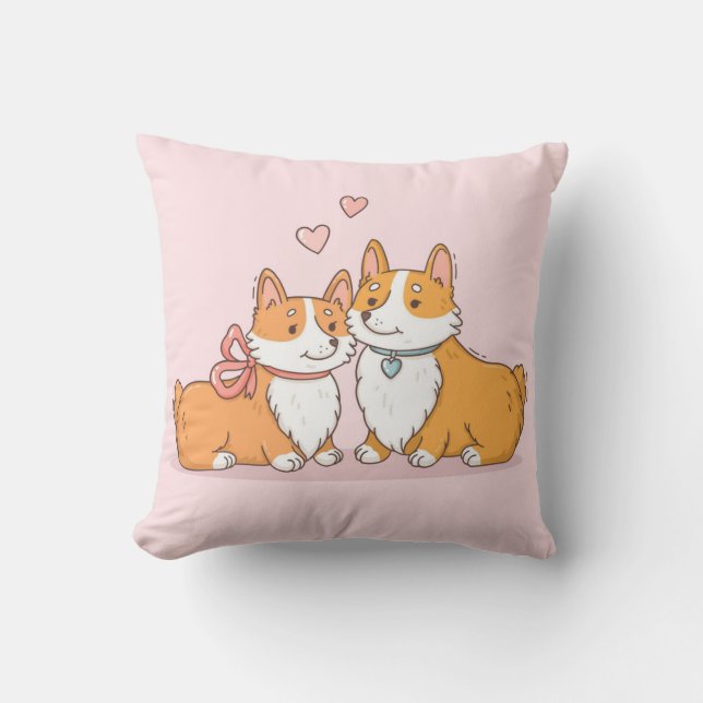Cute Corgi Cushion (Front)