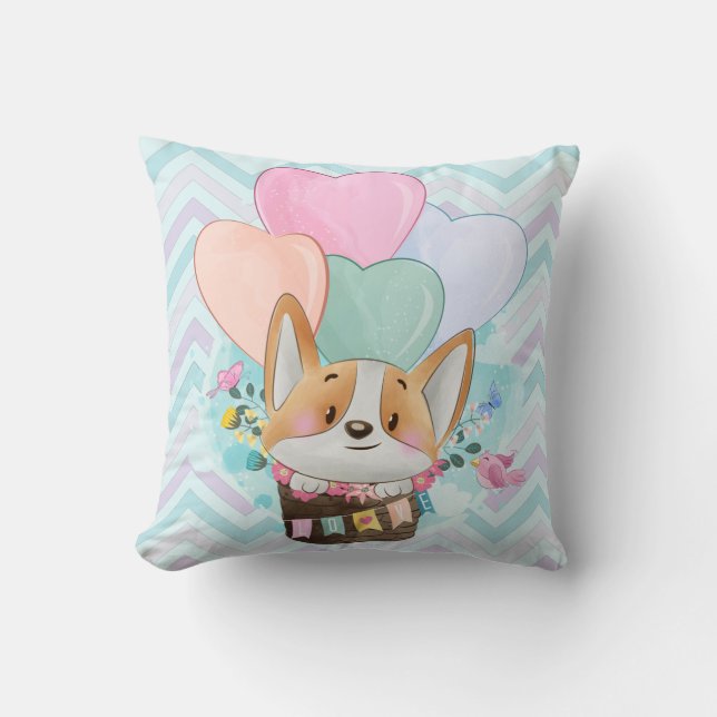Cute Corgi Cushion (Front)