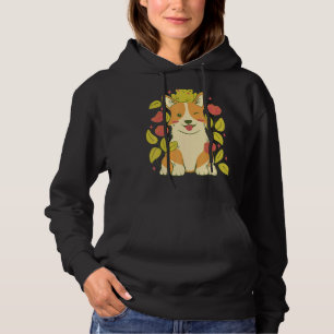 Cute Corgi Dog And Frog Hoodie