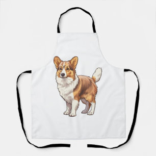 Cute Corgi Dog Apron