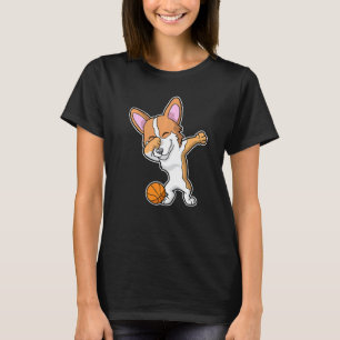 Cute Corgi Dog Basketball Premium T-Shirt