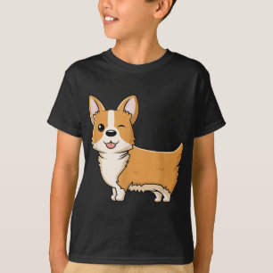 Cute Corgi Dog - Cartoon Dog Lover Royal Pet T-Shirt