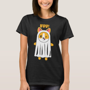 Cute Corgi Dog Halloween Corgi Boo T-Shirt