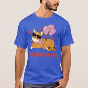 Cute Corgi Dog Lover Incorgnito Pun Funny463 T-Shirt