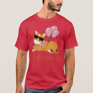 Cute Corgi Dog Lover Incorgnito Pun Funny  T-Shirt