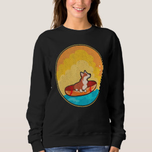 Cute Corgi Dog Lover Tee Wave Corgi Surfing Dog De