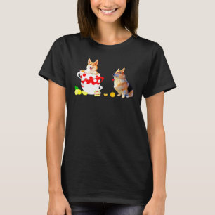 Cute Corgi Dog Tee  Mad Hatters Tea Party Food