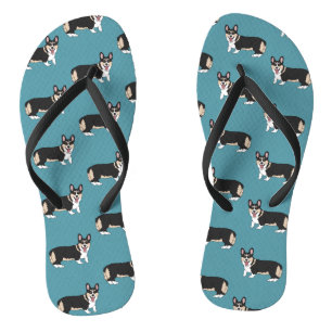Cute Corgi  Flip Flops