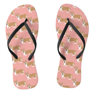 Cute Corgi Flip Flops