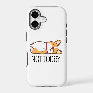 Cute Corgi Gift Funny Dog Lover Not Today Lazy