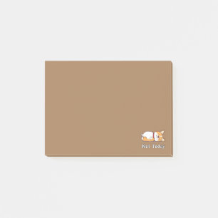 Cute Corgi Gift Funny Dog Lover Not Today Lazy Post-it Notes