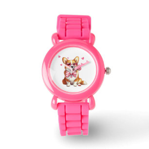Cute Corgi Kids' Watch