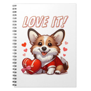 Cute Corgi Love Notebook