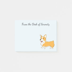 Cute Corgi Lover Gift Funny Cartoon Puppy Dog Mum Post-it Notes