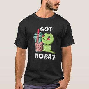 Cute Corgi Loves Bubble Tea Funny Boba's Dog Welsh T-Shirt