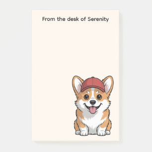 Cute Corgi Mum Gift Cartoon Puppy Dog Lover Post-it Notes