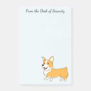 Cute Corgi Mum Gift Cartoon Puppy Dog Lover Post-it Notes