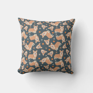 Cute Corgi Pattern Cushion