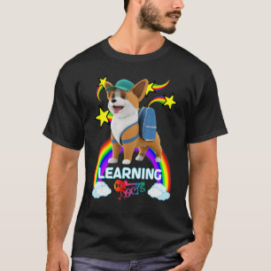 Cute Corgi Puppy Backpack Baseball Cap LEARNING RO T-Shirt